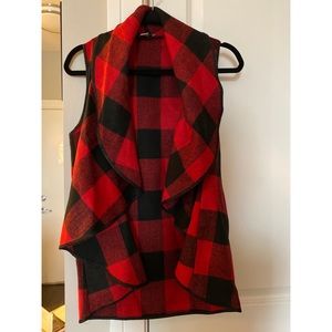 VICI Red Plaid Vest